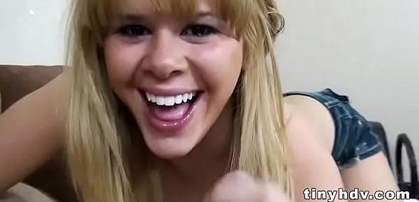 Charming Blonde Fucked In POV with Happiness